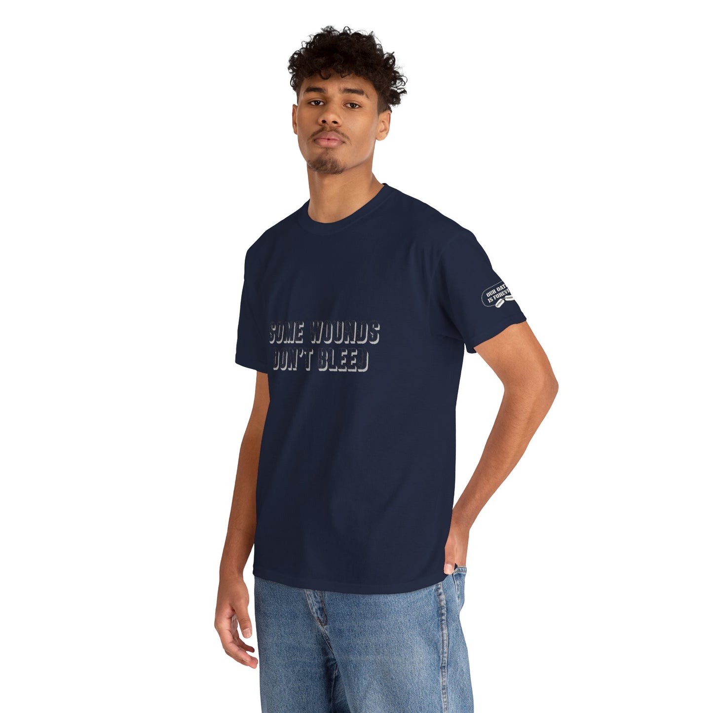 Copy of Veterans  "Some Wounds Don't Bleed" T-Shirt  PTSD Awareness
