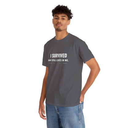 Copy of  "I Survived What Still Lives In Me" Veterans T-Shirt