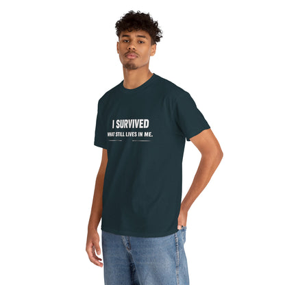 Copy of  "I Survived What Still Lives In Me" Veterans T-Shirt