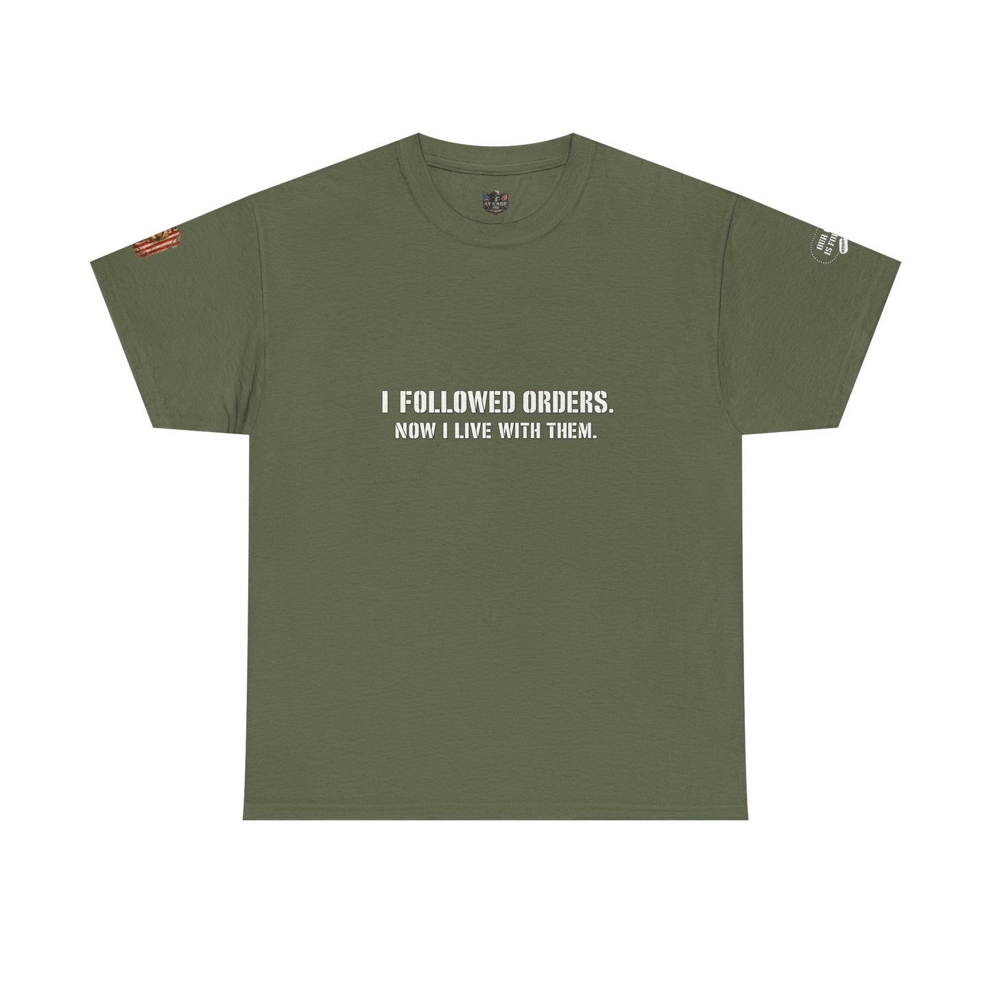 Veteran “I Followed Orders. Now I live with them." PTSD awareness
