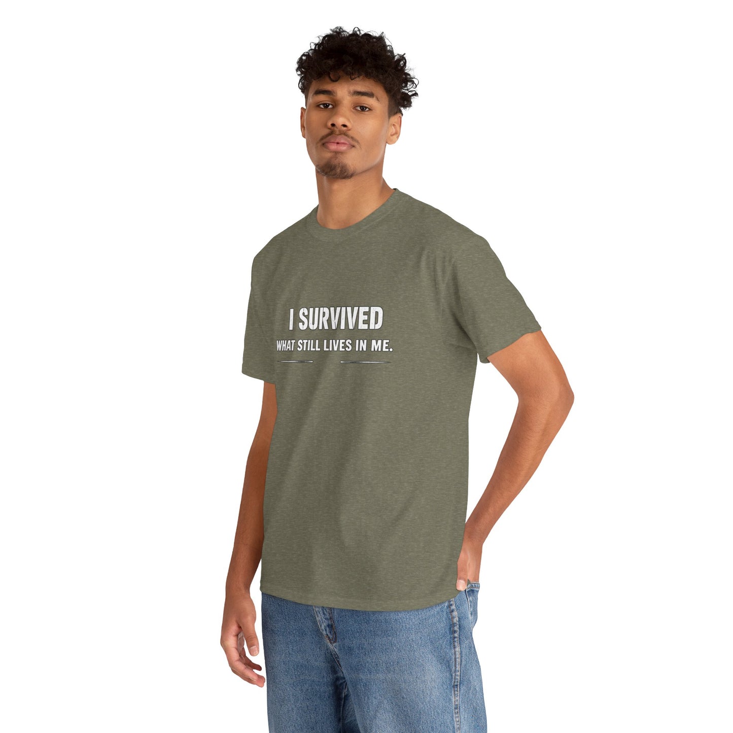 Copy of  "I Survived What Still Lives In Me" Veterans T-Shirt