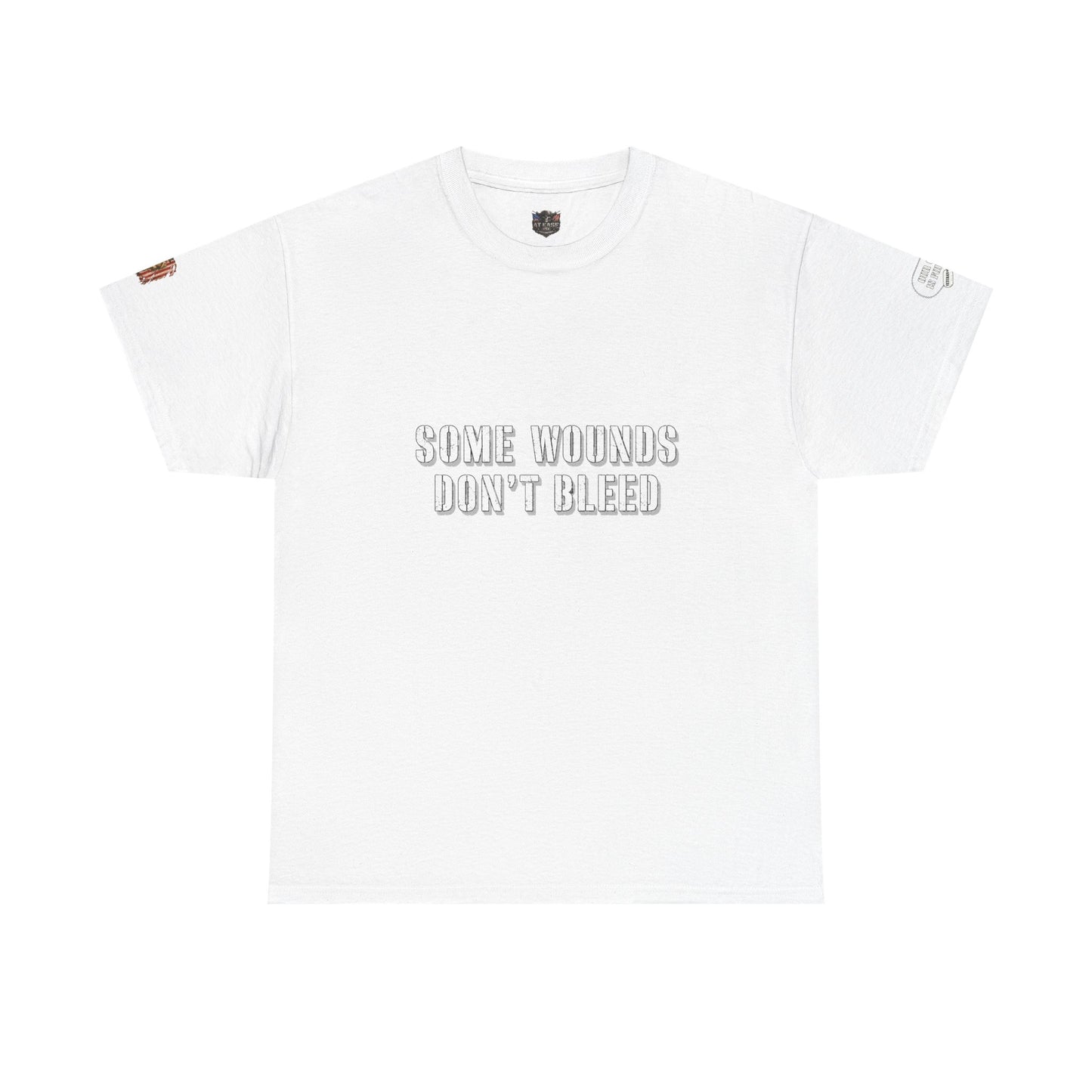 Copy of Veterans  "Some Wounds Don't Bleed" T-Shirt  PTSD Awareness