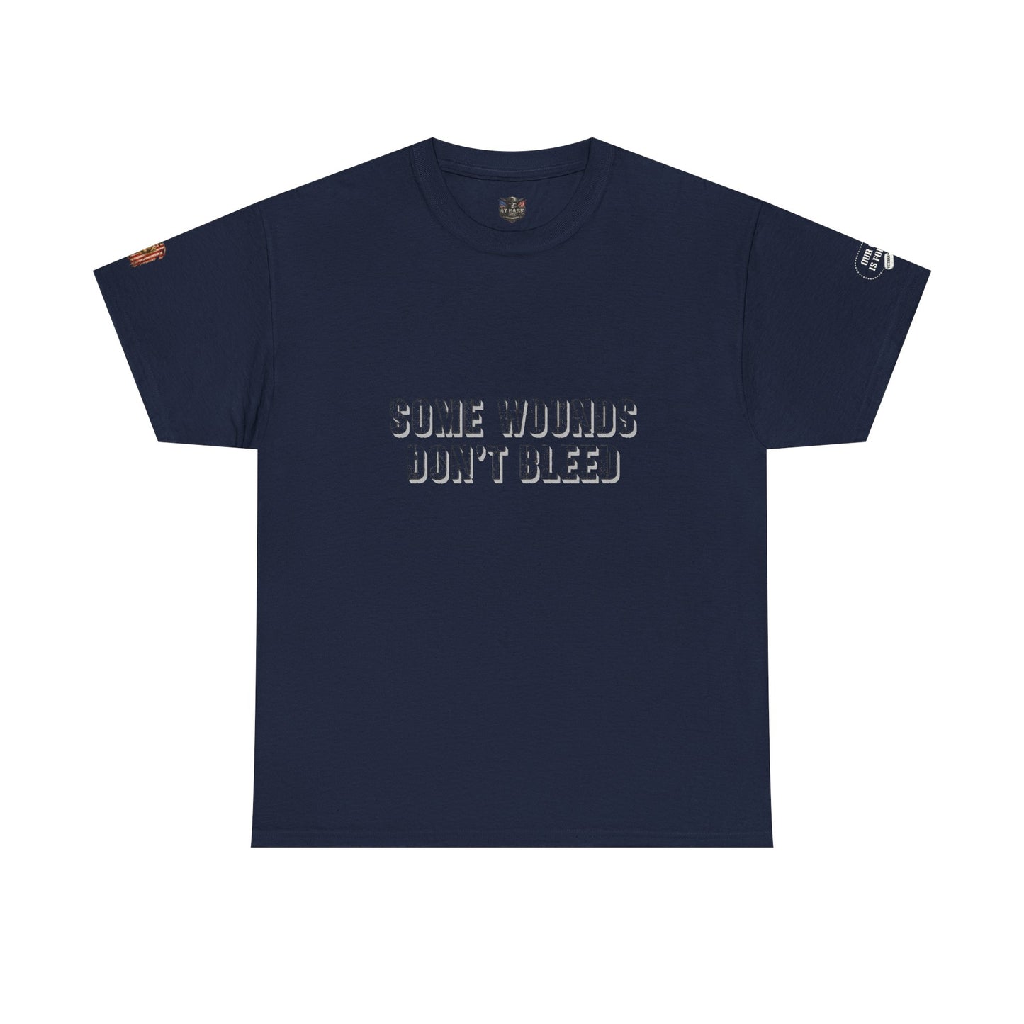 Copy of Veterans  "Some Wounds Don't Bleed" T-Shirt  PTSD Awareness