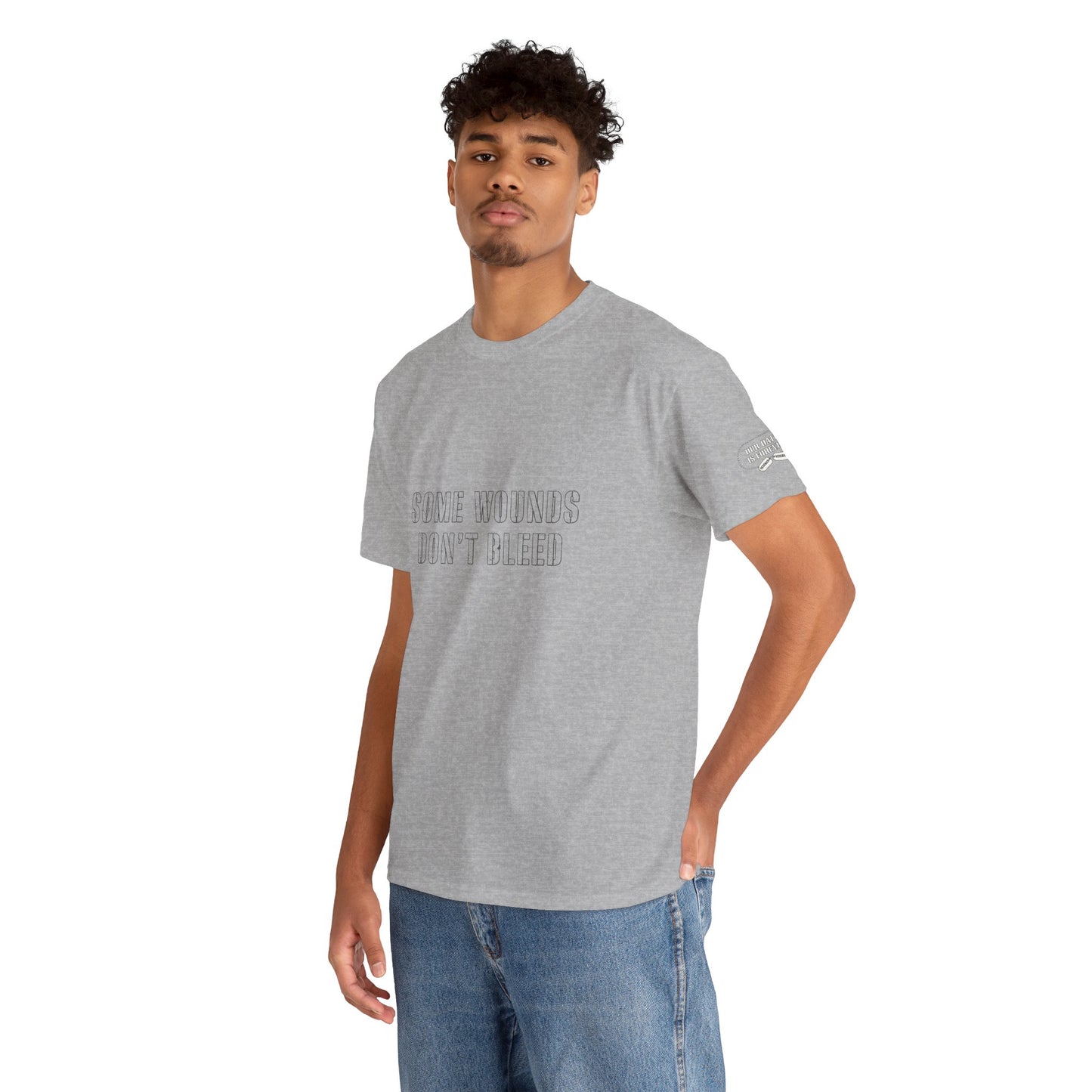 Copy of Veterans  "Some Wounds Don't Bleed" T-Shirt  PTSD Awareness