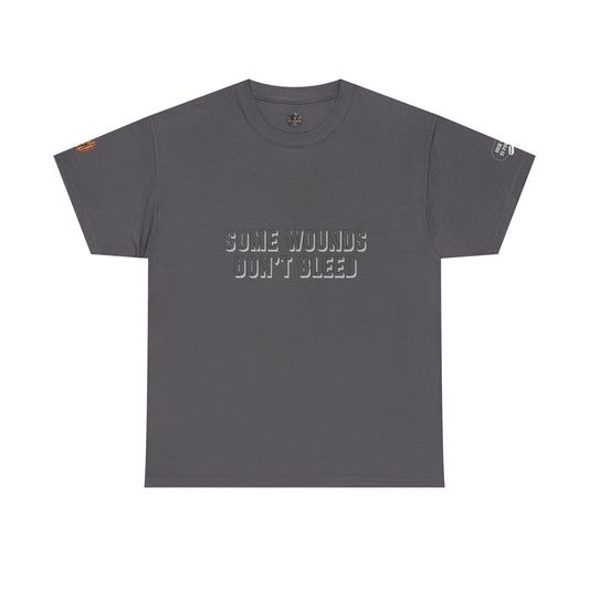 Copy of Veterans  "Some Wounds Don't Bleed" T-Shirt  PTSD Awareness