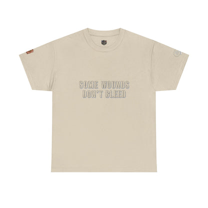 Copy of Veterans  "Some Wounds Don't Bleed" T-Shirt  PTSD Awareness