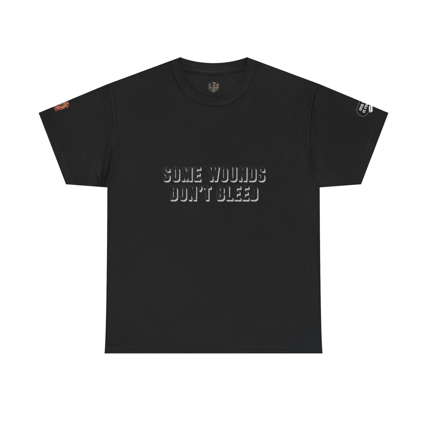 Copy of Veterans  "Some Wounds Don't Bleed" T-Shirt  PTSD Awareness