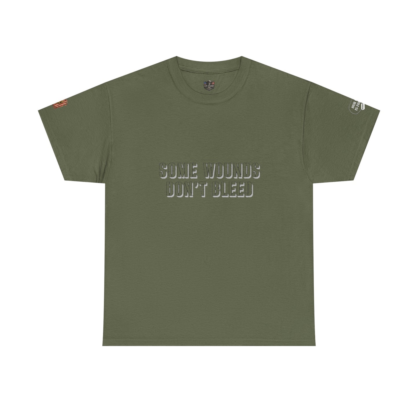 Copy of Veterans  "Some Wounds Don't Bleed" T-Shirt  PTSD Awareness