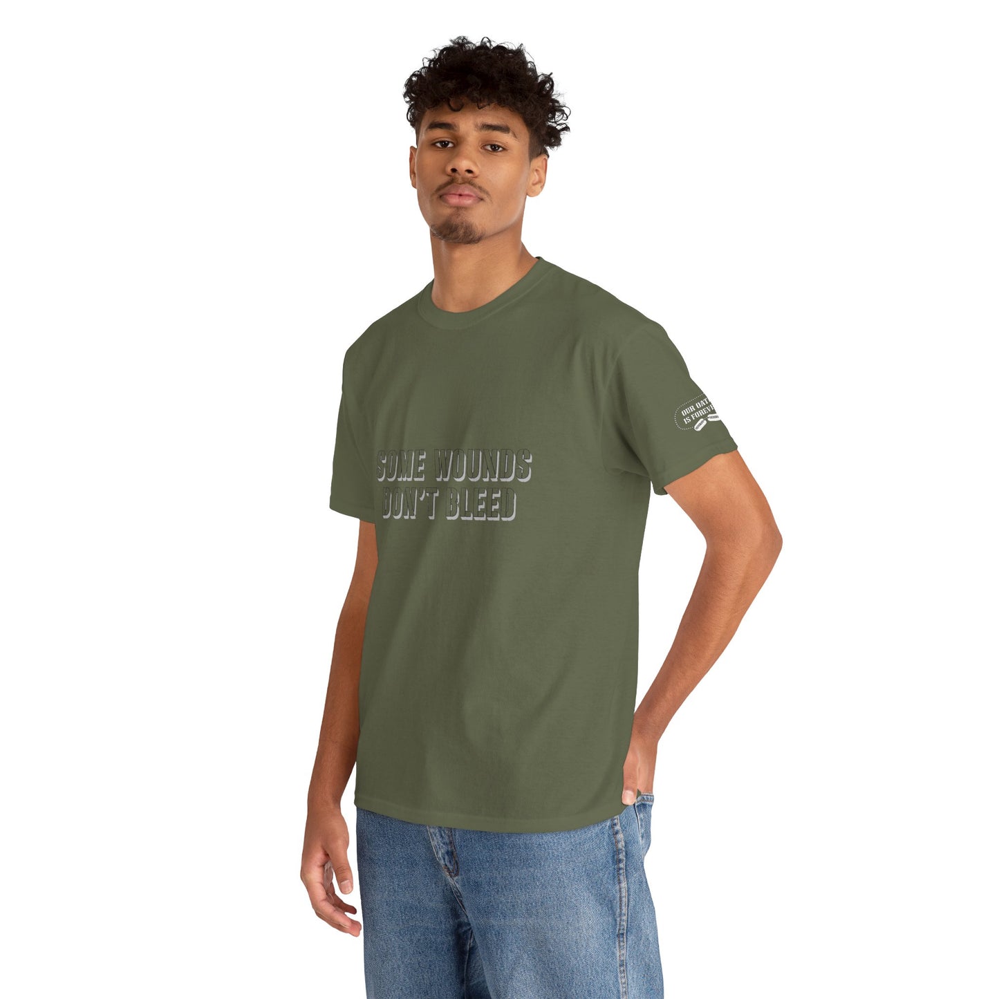 Copy of Veterans  "Some Wounds Don't Bleed" T-Shirt  PTSD Awareness