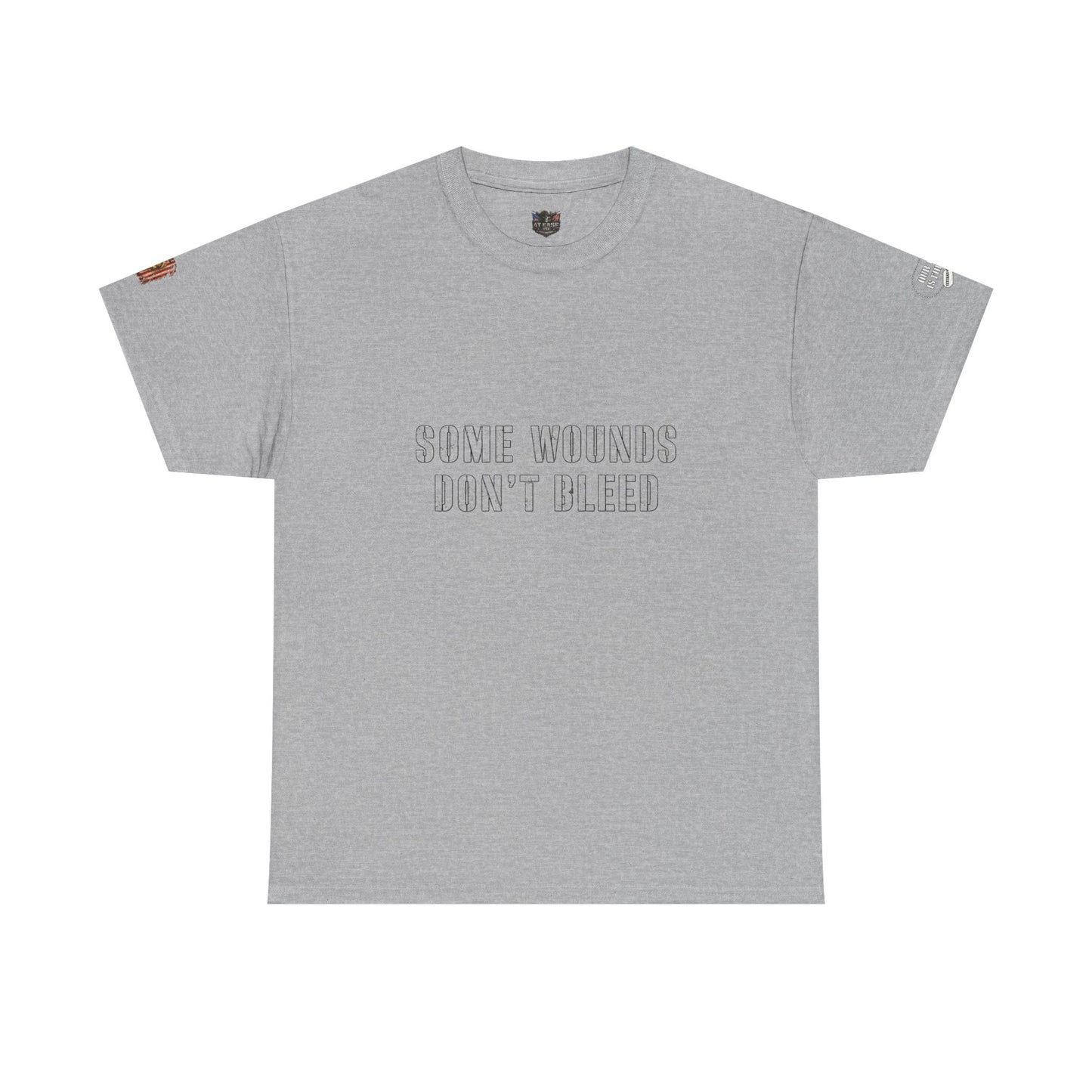 Copy of Veterans  "Some Wounds Don't Bleed" T-Shirt  PTSD Awareness