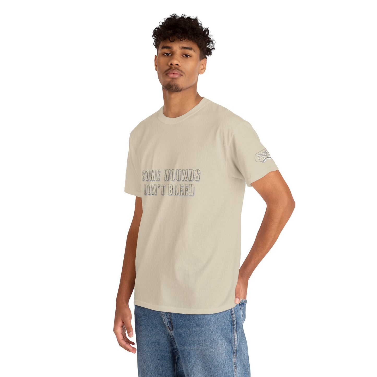 Copy of Veterans  "Some Wounds Don't Bleed" T-Shirt  PTSD Awareness